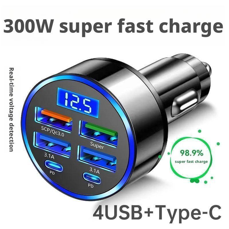 Usb C Hub - 300W PD Araç Şarj Cihazı 6