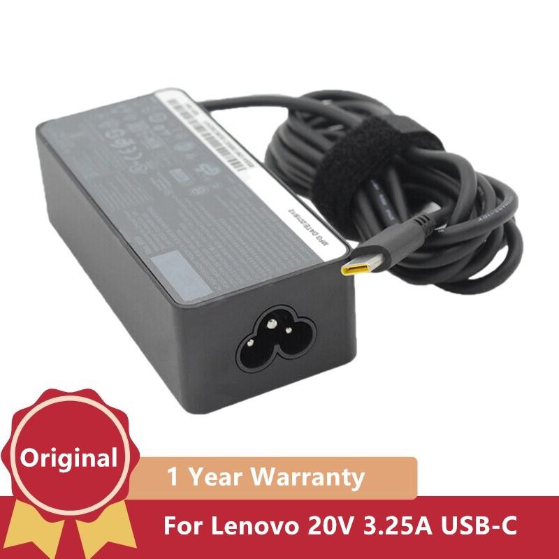 Laptop Charger - 100% Orijinal 65W 20V 3.25A TypeC