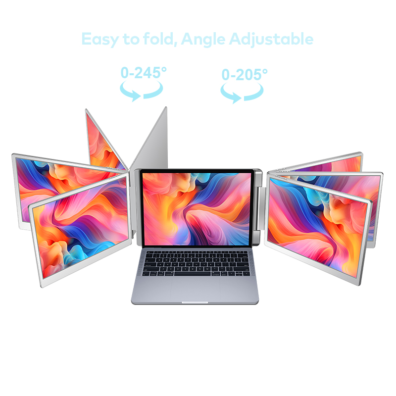 Laptop Stand - Çift Ekranlı Taşınabilir LCD Monitör 14