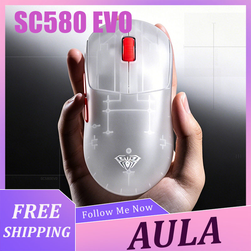 Laptop Mouse - AULA SC580 EVO Mouse Hafif Kablosuz