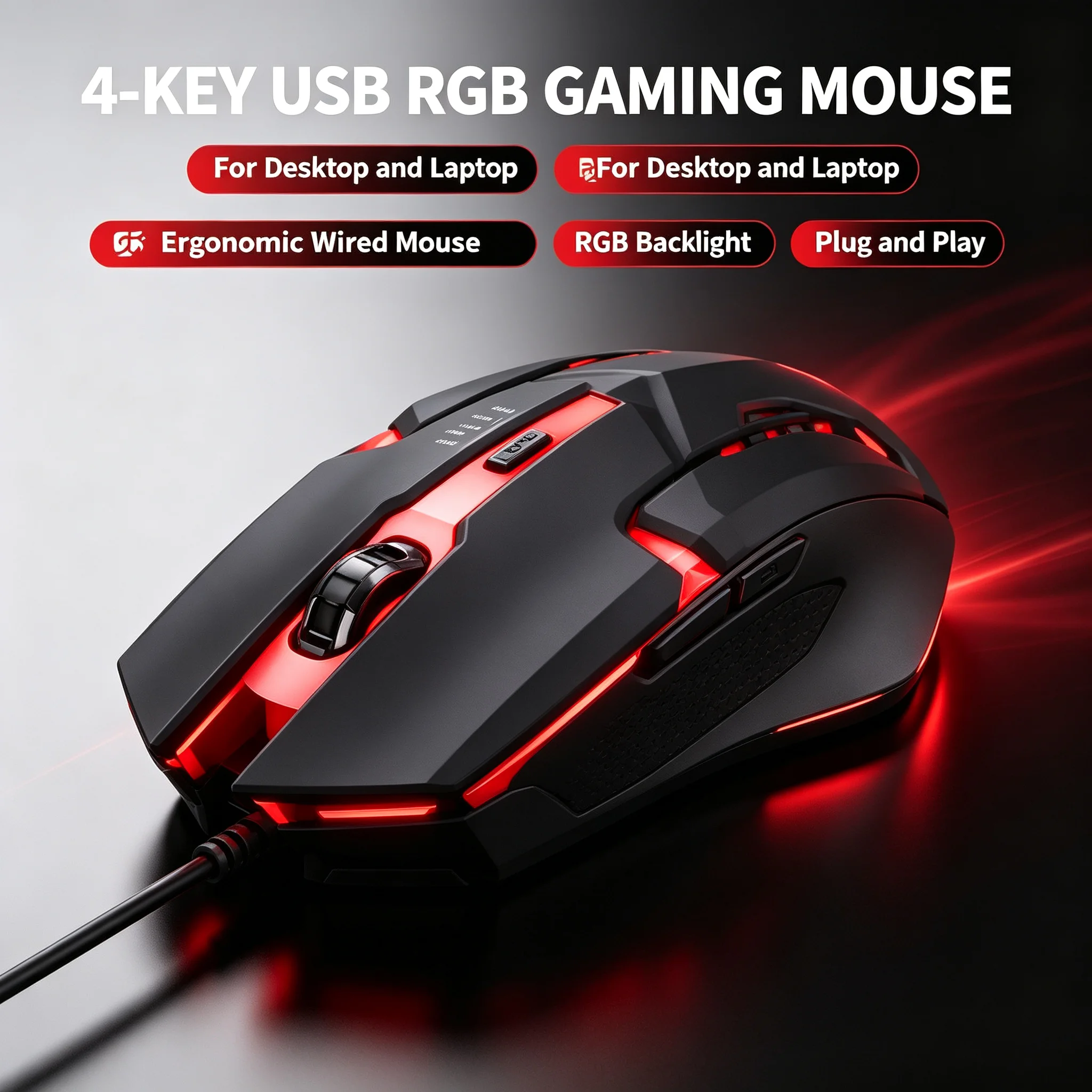 Renkli, 3 Tuşlu, LED'li, USB B - Laptop Mouse incelemesi ve fiyatı
