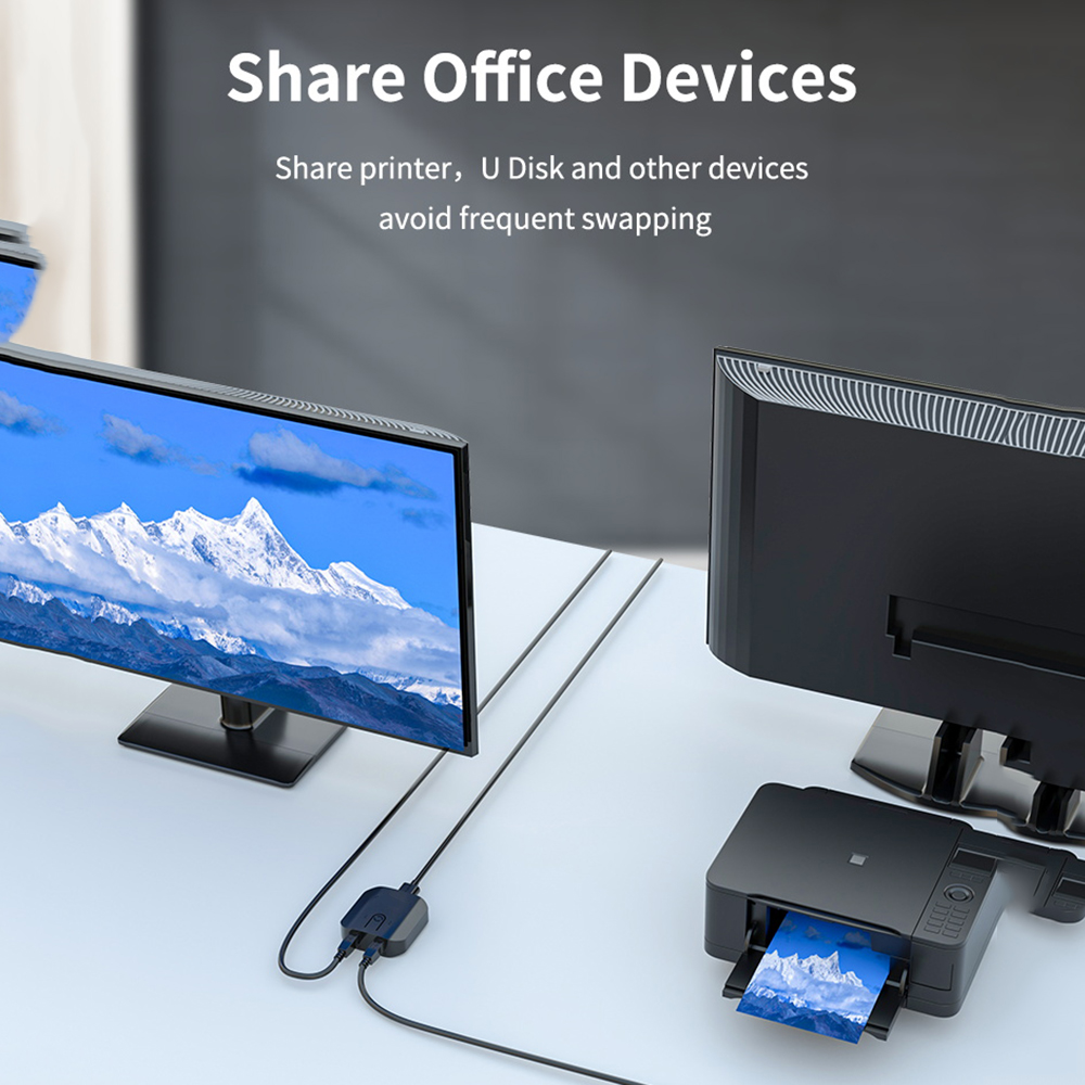 2X1 KVM Switch Box seçici çift - Laptop Mouse incelemesi ve fiyatı