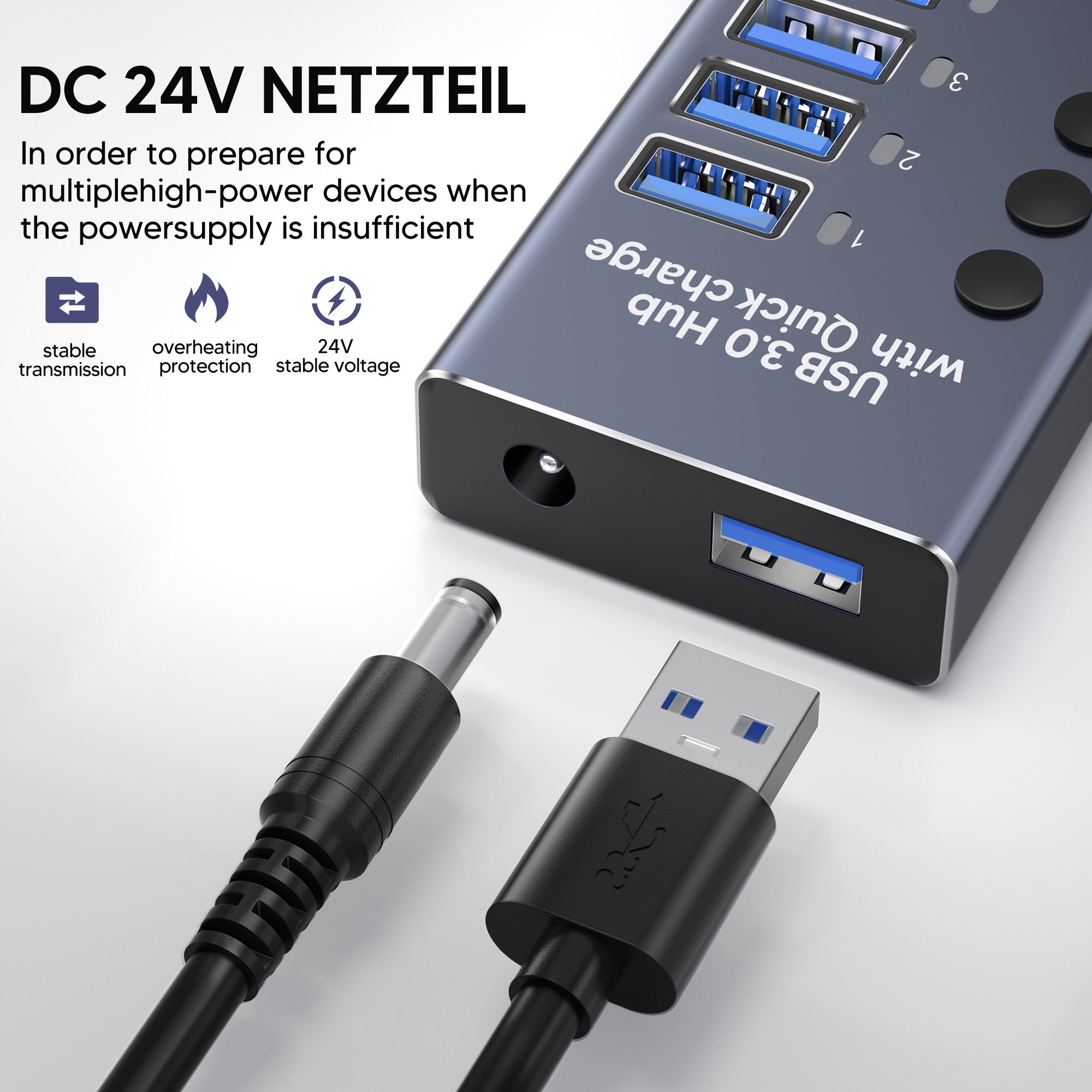10 Portlu Alüminyum Alaşımlı Y - Usb Hub incelemesi ve fiyatı