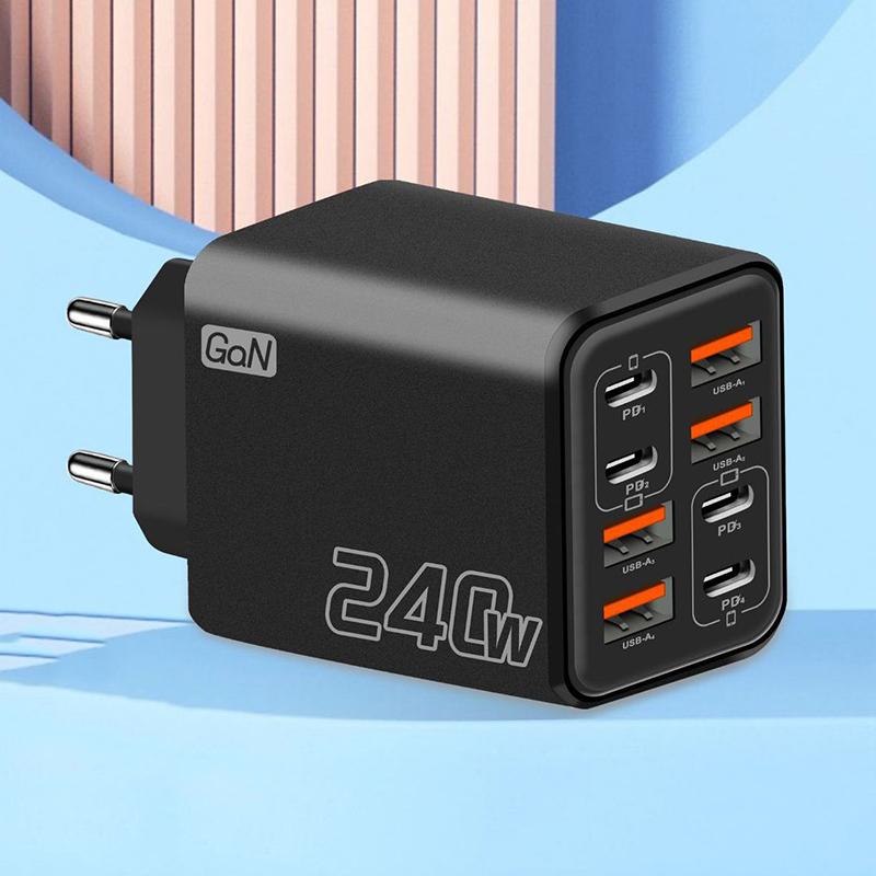 240W GaN USB C Şarj Cihazı 8'i - Laptop Charger incelemesi ve fiyatı