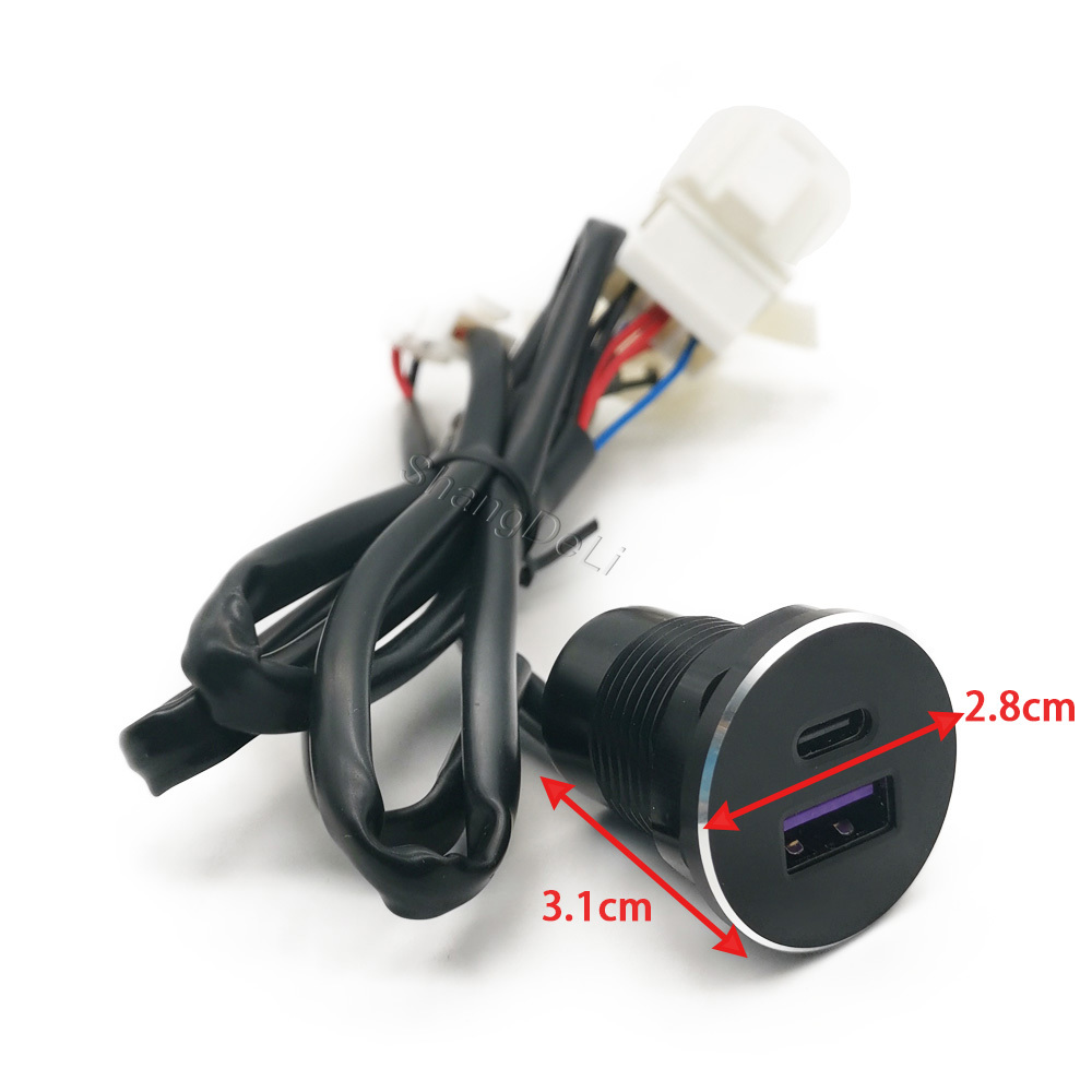 1 Adet Araba Çift USB Çıkışlı  - Usb C Hub incelemesi ve fiyatı