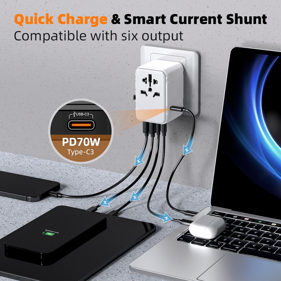 Evrensel Dünya Çapında Duvar P - Laptop Charger incelemesi ve fiyatı