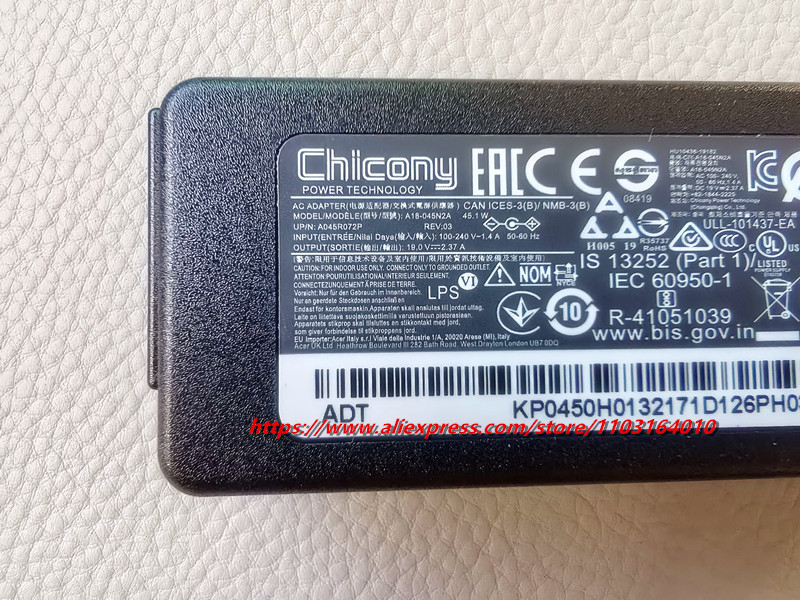 Orijinal 19V 2.37A 45W Laptop  - Laptop Charger incelemesi ve fiyatı