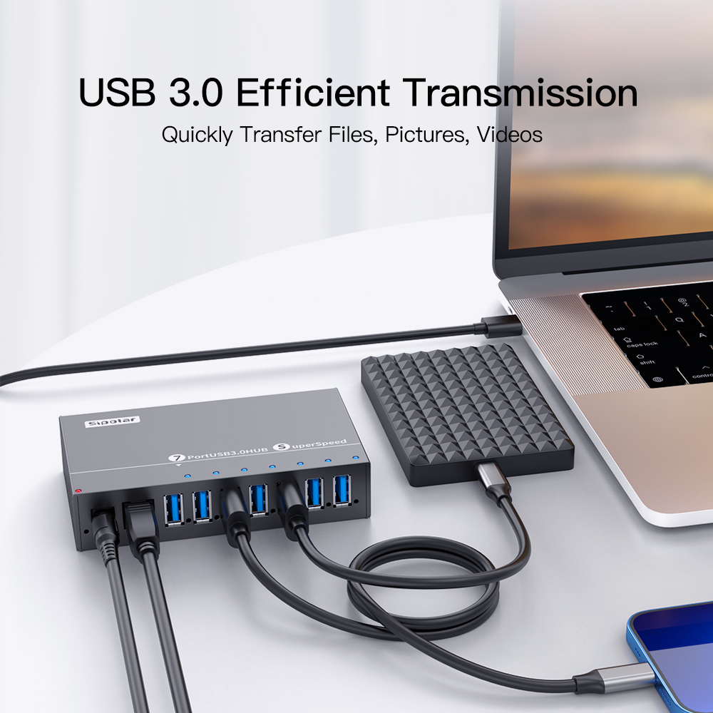 A173 7 Port USB3.0 Metal Endüs - Usb Hub incelemesi ve fiyatı