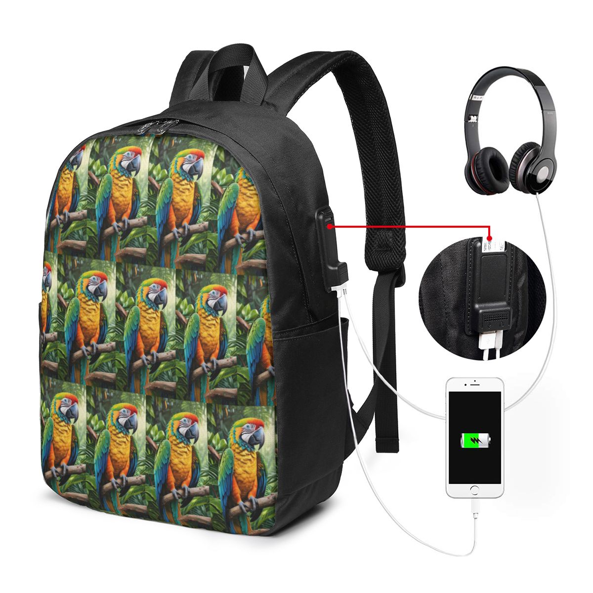 Sevimli Amerika Papağanı Papağ - Laptop Bag incelemesi ve fiyatı